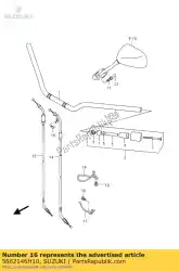 Qui puoi ordinare guida, acceleratore da Suzuki , con numero parte 5862146H10: