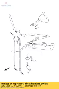 suzuki 5862146H10 guida, acceleratore - Il fondo