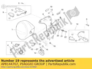 Piaggio Group AP8144707 gasket - Bottom side