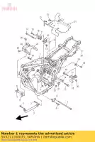 5UX211100033, Yamaha, cadre comp. yamaha xjr 1300 2007 2008 2009 2010 2011, Nouveau