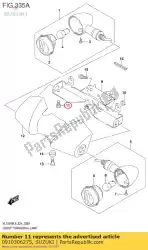 Aquí puede pedir tornillo, 6x8 de Suzuki , con el número de pieza 0910306275: