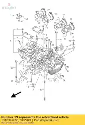 Qui puoi ordinare pipe assy, ?? Aspirazione da Suzuki , con numero parte 1310342F00: