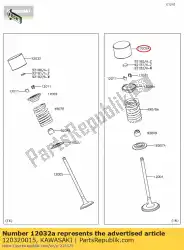 Qui puoi ordinare punterie da Kawasaki , con numero parte 120320015: