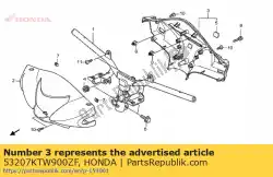 Aquí puede pedir juego de tapas, asa rr. * r3 de Honda , con el número de pieza 53207KTW900ZF: