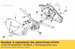 Honda 53207KTW900ZF juego de tapas, asa rr. * r3 - Lado inferior