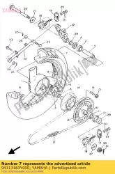 Qui puoi ordinare pneumatico (4bp) da Yamaha , con numero parte 94113183Y000: