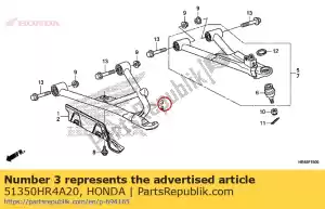 honda 51350HR4A20 arm assy., r. fr. lower - Bottom side