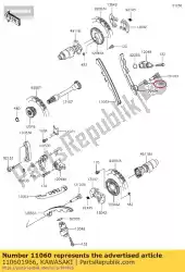 Here you can order the gasket kaf620-e1 from Kawasaki, with part number 110601966: