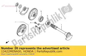 honda 13422MENA00 engrenage, entraîné par équilibreur (40t) - La partie au fond