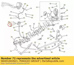 Qui puoi ordinare ghiera da Piaggio Group , con numero parte 00H01002821: