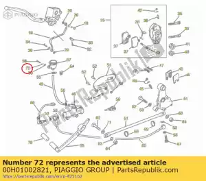 Piaggio Group 00H01002821 ghiera - Il fondo