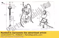 16201KA4771, Honda, zestaw igie?, jet honda cr  r cr250r 250 , Nowy