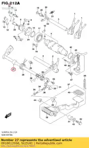 Suzuki 0918012068 spacer 12x20x15 - Bottom side