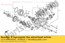 Honda 21314MS9000, Shim, final driveshaft (0.55), OEM: Honda 21314MS9000
