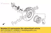 44711HC0671, Honda, pneu, roda (ohtsu honda trx ex  trx300ex fourtrax sporttrax sportrax 300 , Novo