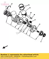 29L114001000, Yamaha, vilebrequin assy yamaha rd rdf 350, Nouveau