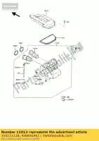 110131128, Kawasaki, wk?ad filtra powietrza kawasaki gpz ninja rx zx1000 a gpz1000rx 1000 , Nowy