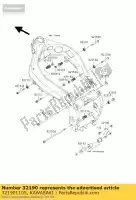 321901105, Kawasaki, wspornik-silnik, rr, upp kawasaki zx9r ninja d e c f zx 9r 900 , Nowy