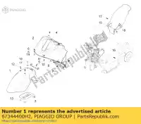 67344400H2, Piaggio Group, przedni b?otnik     , Nowy