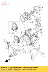 Aquí puede pedir cubierta 1 de Yamaha , con el número de pieza 5TA142930000: