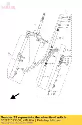 Aqui você pode pedir o pistão de anel em Yamaha , com o número da peça 5B2F31573000: