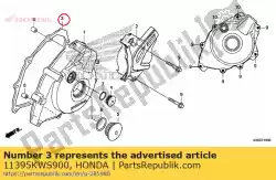 Aqui você pode pedir o junta, l. Cárter do cárter em Honda , com o número da peça 11395KWS900: