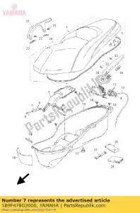 yamaha 1B9F478G3000 bouchon - La partie au fond