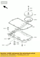 110610275, Kawasaki, gasket,oil pan ex500d6f kawasaki en er gpz kle ltd 450 500 1985 1986 1987 1988 1989 1990 1991 1992 1993 1994 1995 1996 1997 1998 1999 2000 2001 2002 2003 2004 2005 2006 2007, New