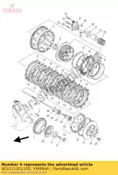 bout van Yamaha, met onderdeel nummer 901011201100, bestel je hier online: