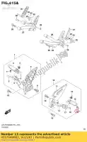 4357648B02, Suzuki, capteur, repose-pieds suzuki gsr  u sv s gsx g s2 a sz hayabusa r rf ru1 f sa gsxr w zaue ru ru2z ua za ru2 se ruz su sz1 sua u2 sz2 aue rz ue z r2 sf gsx1100f rf900r rf600r gsx1300r gsx1300rz sv1000ns sv650ns gsr600 gsr600a sv650nsnasa r1000 r1000z sv650sa gsr750 gsr750a gsr7, Nouveau