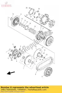 yamaha 34B176850000 collier, distance 1 - La partie au fond