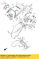 36Y2151100GE, Yamaha, guardabarros delantero yamaha fj 1200, Nuevo