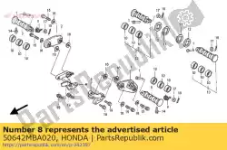 Aquí puede pedir bar, l. Paso de Honda , con el número de pieza 50642MBA020: