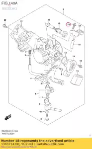 suzuki 1343714J00 parafuso - Lado inferior