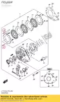 6429731G00, Suzuki, goupille, plaque latérale suzuki  lt a 450 500 700 750 2005 2006 2007 2008 2009 2010 2011 2012 2014 2015 2016 2017 2018 2019, Nouveau