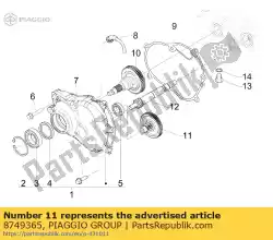 Aquí puede pedir eje de transmisión de Piaggio Group , con el número de pieza 8749365: