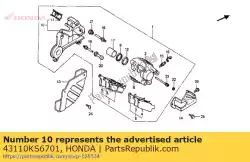 Aquí puede pedir soporte comp., rr. De Honda , con el número de pieza 43110KS6701: