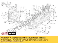 AP8206129, Piaggio Group, stil-blok. carter aprilia  amico gulliver leonardo rally scarabeo sonic sr 50 65 100 250 1990 1991 1992 1993 1994 1995 1996 1997 1998 1999 2000 2001 2002 2003 2004 2005 2006 2007, Nieuw