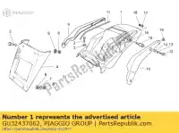 GU32437062, Piaggio Group, tylny b?otnik. czarny moto guzzi nevada classic ie 750, Nowy