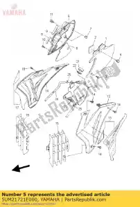 yamaha 5UM21721E000 pokrywa, strona 2 - Dół