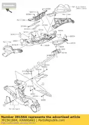 Tutaj możesz zamówić podk? Adka 195x115x1,5 od Kawasaki , z numerem części 391561884: