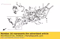 90145GC4730, Honda, perno, brida, 8x85 honda cr  r r2 cr80r cr80r2 80 , Nuevo