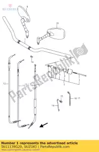 suzuki 5611139G20 kierownica - Dół