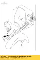 5181038A03, Suzuki, boîtier, lampe frontale suzuki  ls vl vs 125 250 600 650 750 800 1985 1986 1987 1988 1989 1990 1991 1992 1993 1994 1995 1996 1997 1998 1999 2000 2001 2002 2003 2004 2005 2006 2007 2017, Nouveau