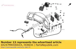 Honda 64247MN5000ZA capa, l. alto-falante * tipo1 * - Lado inferior