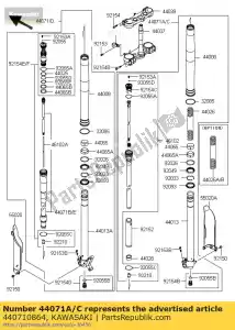 Kawasaki 440710864 serranda-assy, ??rh - Il fondo