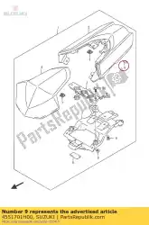 Aquí puede pedir cojín, asiento ta de Suzuki , con el número de pieza 4551701H00: