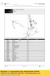 Tutaj możesz zamówić wska? Nik poziomu paliwa od Piaggio Group , z numerem części CM025718: