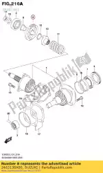 Here you can order the gear,reduction from Suzuki, with part number 2463138A00: