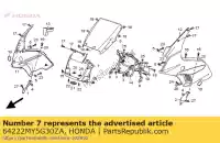 64222MY5G30ZA, Honda, kappenset, fr. bovenste * type honda cb sport s  twin x cb500s 500 , Nieuw